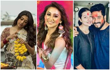 টালিউড তারকাদের দোল উৎসবের ছবি