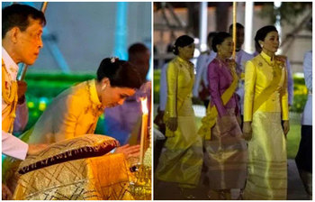 করোনার ভয়ে ২০ সেবিকা নিয়ে হোটেলে থাইল্যান্ডের রাজা