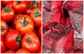 ব্রণ দূর করবে টমেটোর রসের আইস কিউব