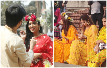 ভালোবাসা ও বসন্তের ছোঁয়ায় মেতেছে সবাই