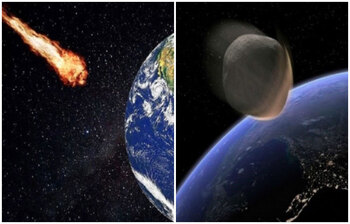 ছবিতে দেখুন যে গ্রহাণু ছুটে আসছে পৃথিবীর দিকে
