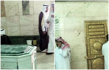 কাবা ঘরের ভেতরের দুর্লভ ছবি