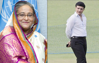 ইডেনে শেখ হাসিনাকে সৌরভের আমন্ত্রণ