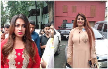 শিল্পী সমিতির নির্বাচনে ভোট দিতে এসেছিলেন যে নায়িকারা