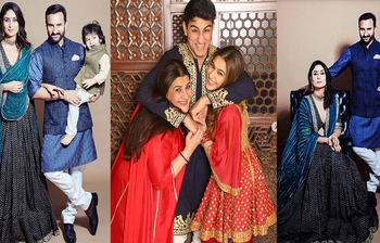 দীপাবলিতে রাজকীয় সাজে সাইফ-কারিনা