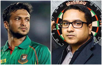 যে জুয়াড়ির জন্য ক্রিকেট থেকে বাইরে সাকিব