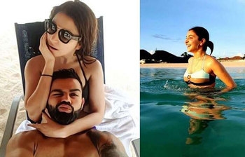 বিকিনিতে আনুশকার সাথে ঘনিষ্ঠ বিরাট কোহলি