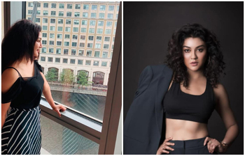 কালো পোশাকে অন্যরকম জয়া আহসান