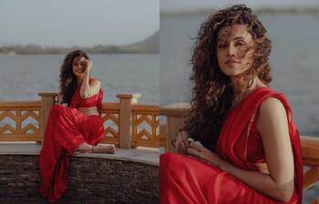 ভালোবাসার রঙে লাস্যময়ী তাপসী