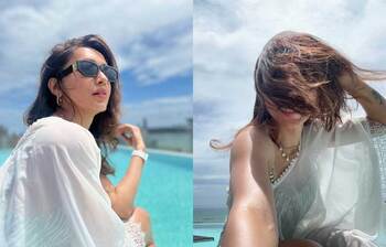 ফুরফুরে মেজাজে মিমি