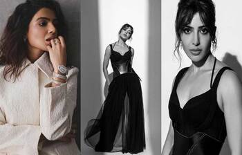 সাদা-কালোয় মোহনীয় সামান্থা