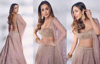 রঙিন পোশাকে লাস্যময়ী মালাইকা