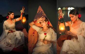 আলো-আঁধারে মায়াবী তিশা