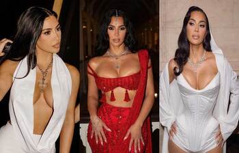 বোল্ড সব লুকে নজরকাড়া কিম কার্দাশিয়ান