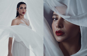 সাদায় শুভ্রতা ছড়াচ্ছেন শুভশ্রী