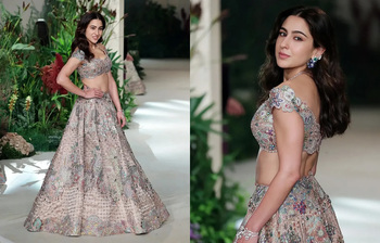 নবাবি আভিজাত্যে বুনো কল্পনার ফিউশন, সারার নজরকাড়া র‍্যাম্পলুক