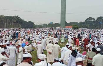 তিলধারণের ঠাঁই নেই ইসলামি মহাসম্মেলনে