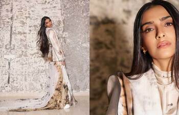 টাই-ডাই গাউনে স্টাইলিশ সোনম কাপুর