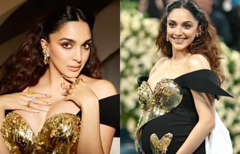 বেবি বাম্প নিয়ে নজরকাড়া লুকে মেট গালায় কিয়ারা