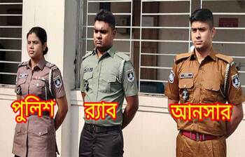 বদলে যাচ্ছে পুলিশ, র‌্যাব ও আনসারের পোশাক