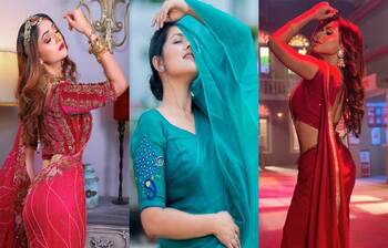 বিজয়ের রঙে নজরকাড়া তারকারা