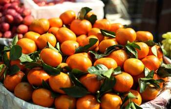 রঙিন ফলে ভরপুর বাজার