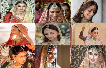 বিয়ের সাজে বলিউড তারকারা