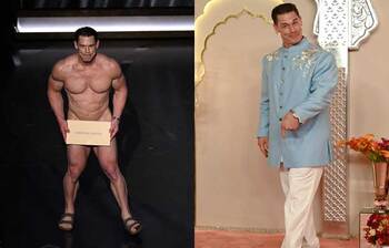 অন্তত-রাধিকার বিয়েতে কী পরলেন জন সিনা