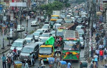 যানজটে স্থবির ঢাকা, ভোগান্তি চরমে