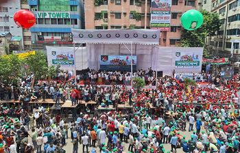 সমাবেশ নয়, এ যেন উৎসব