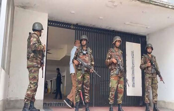 কড়া নজরদারিতে হাজী সেলিমের বাসভবন