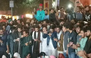 ছাত্র-জনতার বিক্ষোভে নাহিদ-আসিফ