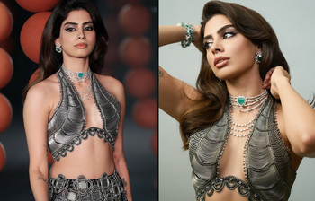 স্টাইল স্টেটমেন্টে খুশির ঝলক, পেছনে ফেলে দিলেন জাহ্নবীকে