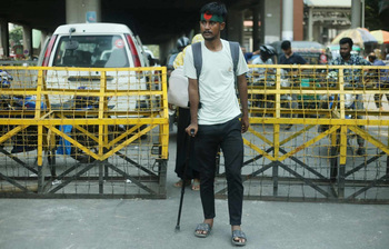 শাহবাগে জুলাই আহতদের অবস্থান