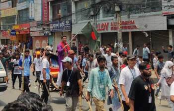 শিক্ষার্থীদের আন্দোলনে ববি হাজ্জাজ