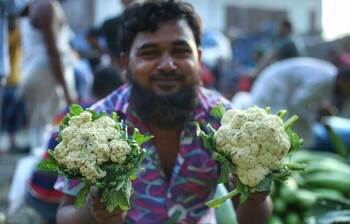 বাহারি সবজিতে ভরপুর কাওরানবাজার