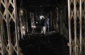 পুড়ে ছাই সচিবালয়ের নথিপত্র