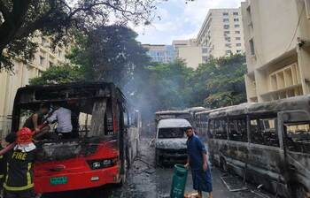 বিএসএমএমইউতে আগুন