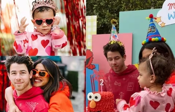 প্রিয়াঙ্কা চোপড়ার মেয়ের জন্মদিনের যত ছবি