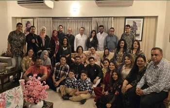 রুনা-আলমগীরের বাড়িতে তারার মেলা