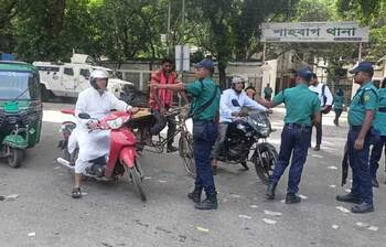কড়া নিরাপত্তায় শাহবাগ-টিএসসি
