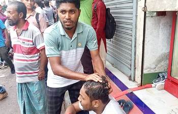 ঝালকাঠিতে সংঘর্ষে আহত অর্ধশত