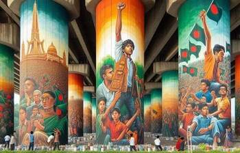 কৃত্রিম বুদ্ধিমত্তার গ্রাফিতিতে নতুন এক বাংলাদেশ