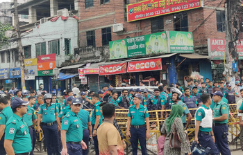 জাগপার ঘেরাও কর্মসূচি বাড্ডাতেই থামালো পুলিশ