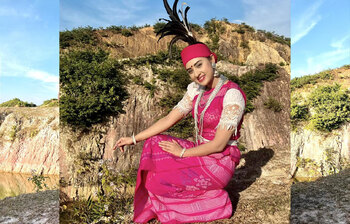 পাহাড়ে কী করছেন বুবলী?