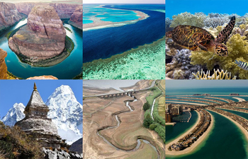 মহাকাশ থেকে দেখা যায় পৃথিবীর যেসব স্থান