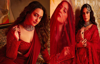 ভালোবাসার রঙে সেজেছেন ‘হীরামন্ডি’র রূপসীরা