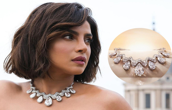 ৪৫০ কোটি টাকার নেকলেস প্রিয়াঙ্কার গলায়!