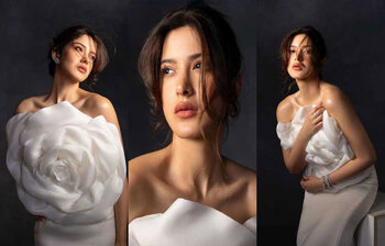 এ যেন ফুটন্ত সাদা গোলাপ