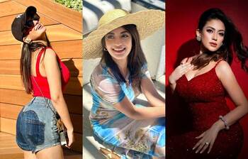 চোখ ধাঁধানো লুকে মন্দিরা